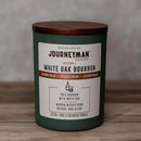 Journeyman Collection Candle, 15oz, Wooden Wick, White Oak Bourbon, Large Painted Jar by CozyNest Decor