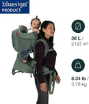 Osprey Poco Premium Child Carrier Backpack - Deluxe Kid Carrier for Hiking with Built-in Sunshade, Removable Daypack, and Adjustable Fit - Premium Comfort for Parent and Child by TinyTreasures Baby Boutique