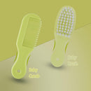ZELINYE Baby Grooming Kit, 8 in 1 Baby Hair Brush/Nail Clipper/Nose Cleaner/Finger Toothbrush/Nail Scissors/Manicure Kit for Baby Care Keep Healthy and Clean(Yellow) by TinyTreasures Baby Boutique