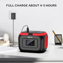Portable Power Station, 97Wh Solar Generator, Lithium Battery Power with 110V AC 150W Peak Socket/DC/USB QC3.0/LED Light for Outdoor Camping Trip Home Backup Emergency by TinyTreasures Baby Boutique