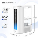 Dreo 6L Humidifier Large Room, Warm & Cool Mist Humidifiers for Bedroom, 60H Runtime, 12H Timer, Top Fill, Humidity Indicator Light, Baby, Plants, Easy Clean, HM713 by TinyTreasures Baby Boutique