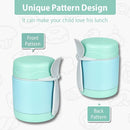 10oz Soup Thermo for Hot Food Kids,Lunch Thermo Kids Food Jar with Spoon Hot Insulated Food Containers,Leak Proof Stainless Steel Wide Mouth Lunch Food Thermo Jar for School(Mint-Green) by TinyTreasures Baby Boutique