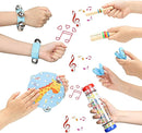 Kids Musical Instruments Toys Set: Baby Music Toys Montessori Percussion for Toddlers - Preschool Educational Musical Toys Set for Boys and Girls with Storage Bag (Blue) by TinyTreasures Baby Boutique