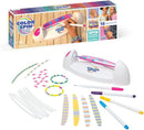 Loopdedoo Colorspin Electric Friendship Bracelet Maker Kit - Make Bracelets in Minutes for Birthdays and Friendship Gifts - Make 15 Bracelets, Design, Markers Included, Ages 6+ by TinyTreasures Baby Boutique