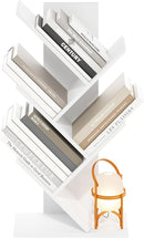 Furinno Tree Bookshelf 5-Tier Floor Standing Tree Bookcase, White by TinyTreasures Baby Boutique
