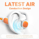 Kids Headphones, Bluetooth 5.2 Air Conduction Open Ear Headphones, 85dB Volume Limiting, Stereo Sound with Mic, IPX5 Waterproof, 20H Playtime, Perfect for School and Outdoor Activities-White by TinyTreasures Baby Boutique