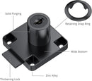 Tanice 4 Pack Furniture Lock Zinc Alloy Cam Security Lock Keyed Alike Cylinder Cupboard Drawer Lock with 8 Keys for Door Cabinet Mailbox Drawer Cupboard Household Office, Black by TinyTreasures Baby Boutique