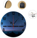Generic Custom Wall Clock Personalized Picture Hanging Time Clocks Silent Non Ticking Round Decoration for Kitchen Wedding Friend Family Lover, 12x12Inch by TinyTreasures Baby Boutique