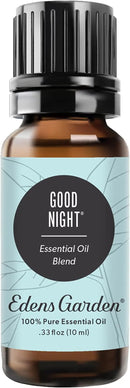 Edens Garden Good Night Essential Oil Blend- 100% Pure Premium Grade, Undiluted, Natural, Therapeutic, Aromatherapy, The Best for Diffusing, Candle, Humidifiers, Kid Safe 10 ml (.33 fl oz) by CozyNest Decor