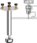 Garbage Disposal Support, Adjustable Spring Shock Absorber Bracket (11.02-14.56inch (28-37cm)), Holds Up tp 440lbs, Stainless Steel Noise Reduction Installation Kit by CozyNest Decor