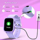 Smart Watch for Kids No Phone Needed, Tempered Glass Fitness Tracker Watch Boy Girl Teens with 19 Sport Modes, Pedometer, Sleep Monitor, Kids Watch Birthday Gifts Toy Gift for Girls Boys 6-16 (Purple) by TinyTreasures Baby Boutique