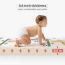 Foldable Baby Play Mat, PIGLOG 0.6in Thick Waterproof Playmats for Babies and Toddlers Kids, Safe Foam Playmat for Tummy Time, 50x50 Playpen Mat, Reversible Portable Baby Floor Mat for Infant, Giraffe by TinyTreasures Baby Boutique