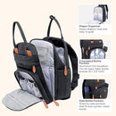 BabbleRoo Diaper Bag Backpack - Baby Essentials Travel Tote - Multi Function Waterproof Diaper Bag, Travel Essentials Baby Bag with Changing Pad, Stroller Straps & Pacifier Case - Unisex, Black by TinyTreasures Baby Boutique