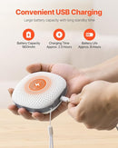 VEVOR Sound Machine, 21 Soothing Sleep Sounds, 3-in-1 Portable and Hangable White Noise Sound Machine with Auto-Off Timer, Soft Ring Light and Memory Function, for Baby, Adults, Home, Office & Travel by TinyTreasures Baby Boutique