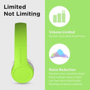 LilGadgets Connect+ Wired Kids Headphones for School with Mic, Volume Limited & Noise Reduction, On-Ear Headset with Cord, SharePort Technology for Multiple Kids & SoftTouch Padding, Green by TinyTreasures Baby Boutique