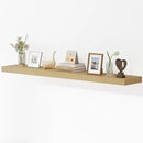 Dreamland 55 Inches Floating Shelves for Wall, 9.3" Deep Long Floating Shelves Set of 1, Large Display & Storage Shelf, Wall Shelf for Bathroom Bedroom Living Room Kitchen Office, Oak by CozyNest Decor