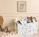 HIYAGON Baby Baskets kids Toy Basket for Boy and Girls Woodland Gift Basket Empty Cute Storage Bin Organizer Box Rectangular Animal Room Decor for Books(Animal) by TinyTreasures Baby Boutique