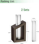Ivolador Test Tube Propagation Stations Pothos Planter Terrarium Container Perfect for Propagating Hydroponic Plants Home Office Garden Decor Wedding -2 PCS by GreenHaven Gardens