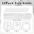 10FT 12 Pack White Cheesecloth Table Runner 20 x 120 Inch Long Rustic Gauze Cheese Cloth Table Runner for Wedding Bridal Baby Shower Table Decorations Boho Fabric Sheer Birthday Party Table Decor by CozyNest Decor