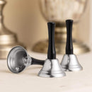 Boao 12 Pieces Metal Hand Bells Music Service Hand Bells Musical Instruments Percussion for Christmas Party Supplies(Silver) by TinyTreasures Baby Boutique