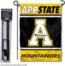 College Flags & Banners Co. Appalachian State Mountaineers Garden Flag with Stand Holder by GreenHaven Gardens