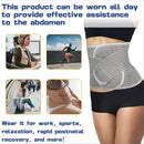 Postpartum Belly Band Wrap Back Support Natural Delivery Control Shapewear Binder Support Belt Girdle Women Tummy Control Waist Recovery Bamboo Charcoal Fiber (M Grey) by TinyTreasures Baby Boutique