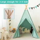 Teepee Tent for Kids-Portable Children Play Tent Indoor Outdoor (Green) by TinyTreasures Baby Boutique