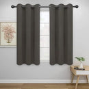 Easy-Going Blackout Curtains for Bedroom, Solid Thermal Insulated Grommet and Noise Reduction Window Drapes, Room Darkening Curtains for Living Room, 2 Panels (42x54 in, Taupe) by CozyNest Decor