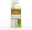 Furinno Luder Bookcase / Book / Storage, 2-Tier Cube, Green/White by TinyTreasures Baby Boutique