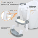 JASSONE® Potty Training Seat, Toddler Step Stool, 2 in 1 Potty Training Toilet for Kids, Baby Seat with Splash Guard and Anti-Slip Pad for Boys Girls Potty Training, Grey by TinyTreasures Baby Boutique