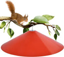 24-inch Large Squirrel Proof Bird Feeders for Outside Hanging, Outdoor Squirrel Baffles for Bird Feeders Pole, Red Color by GreenHaven Gardens