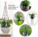 Belit 2 Pack Macrame Plant Hangers Indoor Hanging Planter Basket Decorative Flower Pot Holder Rope for Indoor Outdoor Home Decor by GreenHaven Gardens