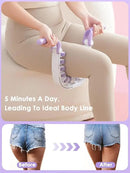 Anti Cellulite Massager Roller w/Detachable Roller Handles for Whole Body, Leg, Lumbar, Shoulder, Back, Arm Massage Stretch Roller Swelling Release Stress Relief Yoga Goods Dieting Equipment by CozyNest Decor