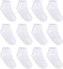 Zaples Baby Non Slip Grip Ankle Socks with Non Skid Soles for Infants Toddlers Kids Boys Girls by TinyTreasures Baby Boutique