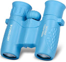Binoculars for Kids 8x21, Gift for 3-12 Years Boys & Girls, Compact Kids Binoculars High-Resolution Shockproof Mini Binoculars for Bird Watching, Hiking, Camping, Travel Blue 301 by TinyTreasures Baby Boutique