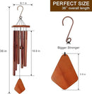ASTARIN Wind Chimes Outdoor Large Deep Tone, Large Windchimes for Outside with 6 Tubes Tuned Relaxing Melody,Memorial Wind Chimes for Mom Dad,Sympathy Gifts, 36" by CozyNest Decor