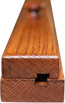RRD Quilt Hanger for Wall for Display (36") Amish Made Wooden Quilt Rack Wall Mount - Rustic Tapestry Quilt Wall Hangers (Oak Wood, Michaels Stain, 36" Long) by CozyNest Decor