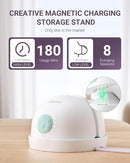 Heated Breast Pump Hands Free, Industry-Leading Heating Tech, Innovative Magnetic Charging Base, App Discreet Control, 20pcs Breastmilk Storage Bags Included, Hospital-Grade Suction, 2 Pack by TinyTreasures Baby Boutique