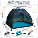 Kids Play Tent-61”x61”x45”Imaginative Play Popup Tent Space World Tent for Kids Indoor/Outdoor Fun-Kids Galaxy Dome Tent Playhouse for Boys and Girls,Perfect Kid’s Gift by TinyTreasures Baby Boutique