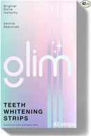 Glim Professional Teeth Whitening Strips| 42 Strips (21 Treatments), Hydrogen-Free, Peroxide-Free, Non-Toxic, Dentist Recommended, Sensitivity Free - Vegan & Cruelty Free - (Mint) by CozyNest Decor