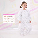 Baby Toddler Sleep Sack with Feet 2.5 TOG Winter, Wearable Blanket with Legs, Toddler Sleeping Sack Long Sleeve (Star, 6-12 Month) by TinyTreasures Baby Boutique