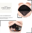 KL928 Girls Bowknot Polka Dot Cute Mini Backpack Small Daypacks Convertible Shoulder Bag Purse for Women by TinyTreasures Baby Boutique