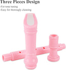 Recorder Instrument for Beginner Adults,8-Hole Soprano Descant Recorder Music Flute with Cleaning Rod & Case Bag For Home Entertainment(2-Pink Flamingo2) by TinyTreasures Baby Boutique
