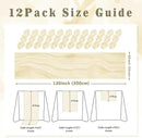 10FT 12 Pack Beige Cheesecloth Table Runner 20 x 120 Inch Long Rustic Gauze Fabric Cheese Cloth Table Runner for Wedding Bridal Baby Shower Table Decorations Boho Sheer Birthday Party Table Decor by CozyNest Decor