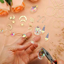 HYBEADS 200 pcs DIY Sun Catchers Making Kits Craft for Adults Crystal Suncatchers Supplies Stained Glass Window Hanging Prism Indoor Outdoor Garden Xmas Decor with Rainbow Maker Pendants Chains by GreenHaven Gardens