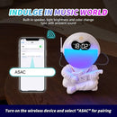 Astronaut Kids Sunrise Alarm Clock, 7 Dimmable Light Wake Clock for Teens, White Noise Bluetooth Speaker with 9 Soothing Sounds, Best Modern Alarm Clock for Heavy Sleepers, Adults, Boys in Bedroom by TinyTreasures Baby Boutique