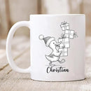 Duck Lover White Ceramic Mug Gift For Girlfriend/Boyfriend/Besties/Sibling, Personalized Duck Accent Coffee Cup, Customized Ducks Coffee Mug With Name, Cute Animal Lover White Travel Mug 11 15 Oz by TinyTreasures Baby Boutique