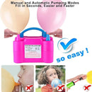 Balloon Pump 600W 110V Electric Balloon Pump Portable Electric Inflator Balloon Air Pump-2 Tying Tools Balloon Blower for Party Decoration by TinyTreasures Baby Boutique