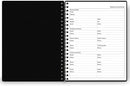 Undated Daily Planner - Undated Planner with Hourly Schedules, Action Items and Follow-up, A4 Daily Organizer Notebook to Increase Productivity, Appointment Book for Time Management, 8.5 × 11 Inch by TinyTreasures Baby Boutique