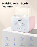 Baby Bottle Warmer, Gronwsy 8-in-1 Fast Milk Warmer with Timer Breastmilk or Formula, Fits 2 Bottles, Accurate Temperature Control, with Defrost, Sterili-zing, Keep, Heat Baby Food Jars Function by TinyTreasures Baby Boutique